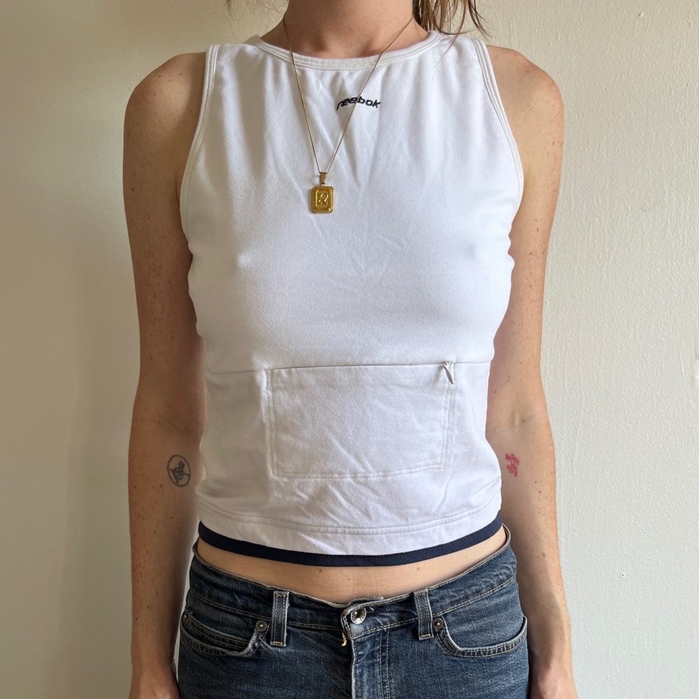 VTG Reebok Athletic / Tennis Racerback Tank Top